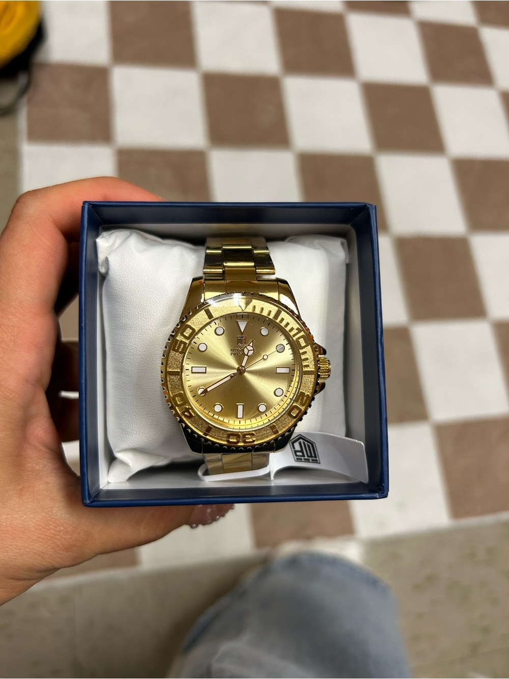 Invicta Montres Prestige Men's Gold Stainless Steel Bracelet Watch - Gold